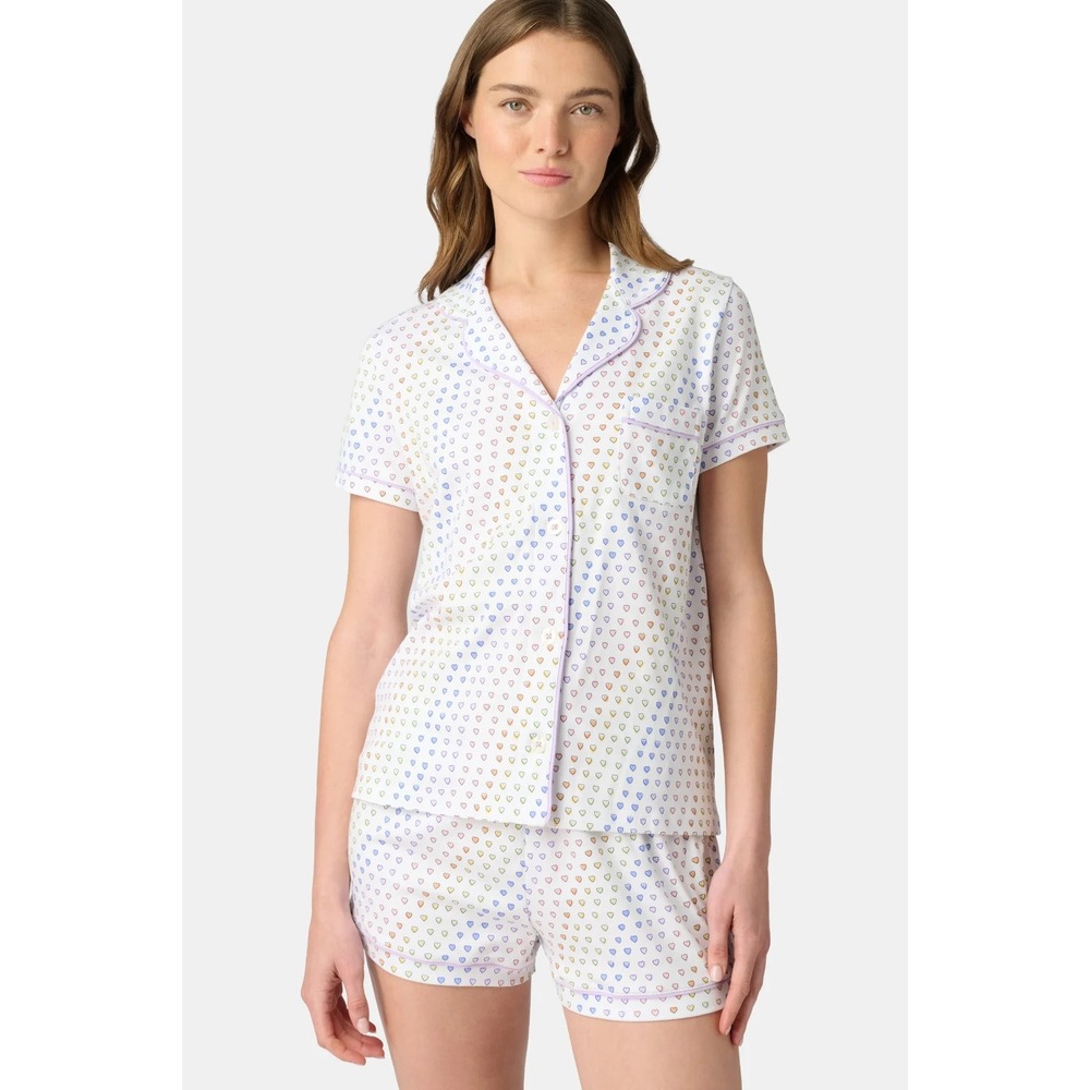 Roller Rabbit Disco Hearts Polo Pajamas Size XS